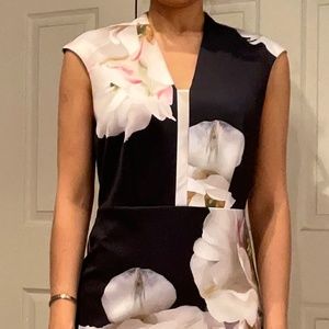 Ted Baker Floral Dress - Size 2
